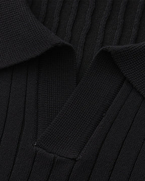 Premium gerippter Polo