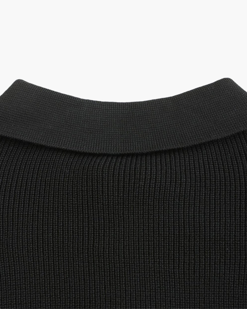 Premium-Strickjacke mit Reißverschluss