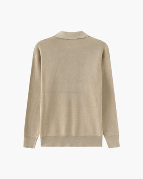 Premium-Strickjacke mit Reißverschluss